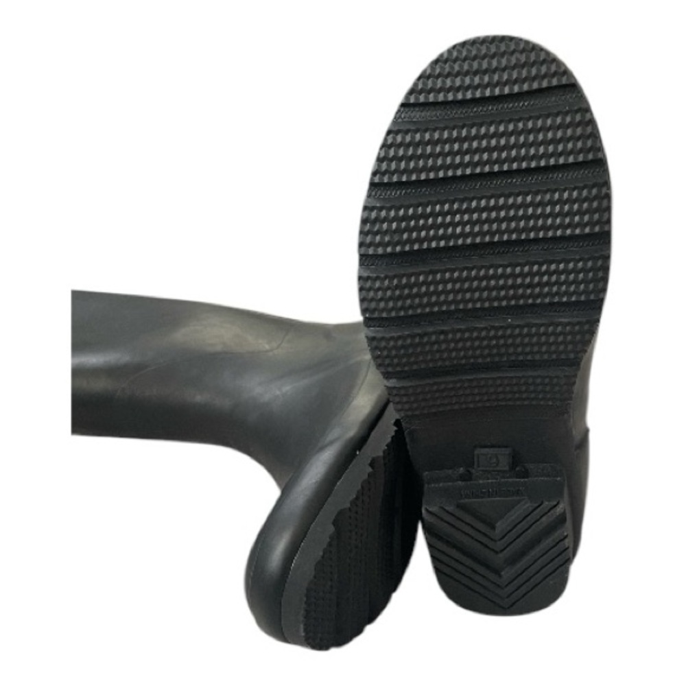 Women's Black Rain Boots Size (9) - Picture 6 of 12